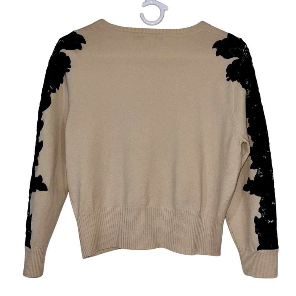 Diane Von Furstenberg Doris Cropped Lace Cardigan - Picture 2 of 9